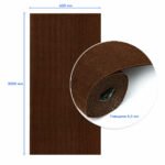Самоклеюча плитка під ковролін в рулоні коричневий 600х3000мм SW-00002586 - Зображення 3