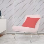 Плінтус РР самоклеючий 2300х70х4мм Білий з сірою смужкою (D) SW-00001833 - Зображення 5