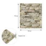 Декоративна панель 3D 700х770х5мм Цегла Катеринославська SW-00003309 - Зображення 3