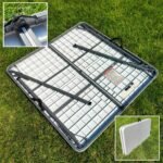 Набір мебелів складний (Стіл і 4 стільця), Білий (з сумкою) SW-00001540 - Зображення 8