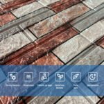 Декоративна 3D панель 700х770х3мм Коричнева цегла піщаник (340) SW-00000531 - Зображення 4