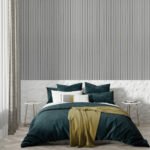 Покриття вінілове самоклеюче 3D рейки Білий Шпон 600х2900х3мм SW-00002904 - Зображення 6