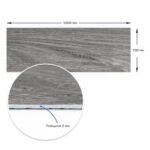 Плінтус вініловий самоклеючий 5000х100х2мм Матовий (D) SW-00002123 - Зображення 3