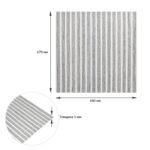 Панель-рейка 680х670х5мм Біло-срібний SW-00002531 - Зображення 3