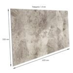 Самоклеюча вінілова плитка 600х300х1,5мм Мармур онікс, ціна за 1 шт. (СВП-100) Глянець SW-00000643 - Зображення 2