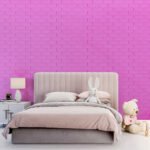 3D панель самоклеюча 700х770х5мм цегла Пурпурна (14-5) SW-00001334 - Зображення 5