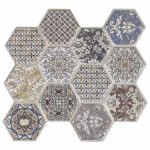 Декоративна ПВХ плитка на самоклейці 275х285х4мм Соти, ціна за 1 шт. (СПП-504) SW-00000673