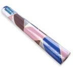 Самоклеюча плівка 0,45х10м х 0,07мм Рожеві трикутники SW-00001225 - Зображення 4