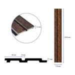 Рейка декоративна PS 2900х118х12мм Мідний із золотими вкрапленнями SW-00001747 - Зображення 3