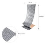 Самоклеюча 3D панель 1960x700x5мм Кладка Срібло SW-00001365 - Зображення 4