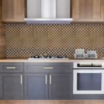 Мозаїка з декоративного скла 298х298х4,5мм Сірий+оранж SW-00002361 - Зображення 5