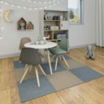 Самоклеюча плитка під ковролін сіра 600х600х4,5мм SW-00001418 - Зображення 5