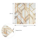 Панель стінова 3D 680х680х4мм Геометрія (D) SW-00001991 - Зображення 5