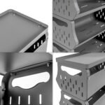 Стелаж універсальний для зберігання триярусний 60х30х77см SW-00002259 - Зображення 7