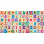 Набір панелей стінових 3D 700х1400х4мм Абетка (2шт) SW-00002352