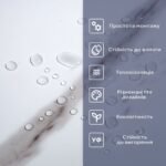 Самоклеюча вінілова плитка 600х300х1,5мм, ціна за 1 шт. (СВП-111) Глянець SW-00000500 - Зображення 4