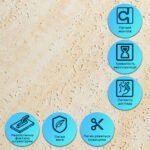 Самоклеюча гнучка штукатурка 600х600х2,5мм Пісочний SW-00002985 - Зображення 5