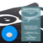 Дзеркальний декор акриловий самоклеючий Сова чорна (D) SW-00002493 - Зображення 4