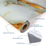 Плівка на самоклейці 60см х 3м SW-00002627 - Зображення 2