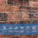 Самоклеюча 3D панель 19600x700x3мм Коричнева Катеринославська Цегла SW-00001469 - Зображення 5