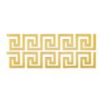 Дзеркальний декор акриловий самоклеючий золото,10шт (D) SW-00002507