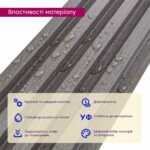 Рейка декоративна WPC стінова 3000х165х23мм Олов'яний SW-00001530 - Зображення 3