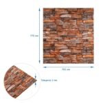 Панель стінова 3D (058-2) 700х770х2мм Мікс SW-00001917 - Зображення 3