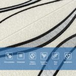 Самоклеюча 3D панель 700x700x5мм Білі хвилі (195) SW-00000767 - Зображення 4