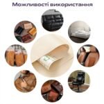 Самоклеюча екошкіра у рулоні 1.37х3м х 0.5мм Бежевий SW-00001170 - Зображення 6