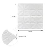 Самоклеюча декоративна настінно-стельова 3D панель 700х700х5мм Зірки (116) SW-00000008 - Зображення 3