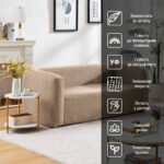 Комплект надувних меблів диван і крісло Коричневий SW-00002656 - Зображення 9