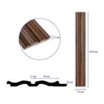 Рейка декоративна PS 2900х119х12мм Бронзовий венге SW-00002144- - Зображення 3