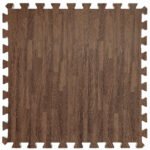 Підлога пазл - модульне підлогове покриття 600x600x10мм Коричневе дерево (МР6) SW-00000204 - Зображення 7