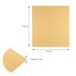 Панель стінова 3D 700х770х2мм Жовто-пісочний SW-00001909 - Зображення 3