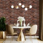 Самоклеюча декоративна 3D панель 700х770х5мм Червона цегла піщаник (058) SW-00000177 - Зображення 5