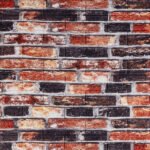 Декоративна 3D панель 700х770х5мм Сіро-синя Катеринославська цегла (048) SW-00000027