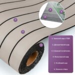 Покриття вінілове самоклеюче 3D рейки Кедр Срібний 600х2900х3мм SW-00002902 - Зображення 2