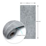 Шпалери на самоклейці 2800х500х1,5мм Сірий мармур (D) SW-00001414 - Зображення 8