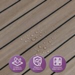 Покриття вінілове самоклеюче 3D рейки Дуб Мокко 600х2900х3мм SW-00002901 - Зображення 4