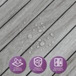 Покриття вінілове самоклеюче 3D рейки 600х600х2,8мм SW-00003247 - Зображення 4