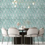 Панель стінова 3D 700х700х4мм Сіро-зелені стільники мармур SW-00002006 - Зображення 5