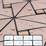 Самоклеюча алюмінієва плитка 300х300х3мм Мідна зі стразами SW-00001416 (D) - Зображення 4