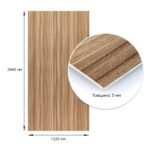 Декоративна ПВХ плита 1,22м х 2,44м х 3мм Під дерево SW-00001403 - Зображення 4