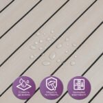 Покриття вінілове самоклеюче 3D рейки Кедр Срібний 600х2900х3мм SW-00002902 - Зображення 4