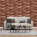 Самоклеюча 3D панель під коричневу катеринославську цеглу 3080x700x3мм SW-00001768 - Зображення 6