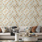 Панель стінова 3D 700х700х4мм Мозаїка бежева SW-00002011 - Зображення 5