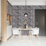 Декоративна ПВХ панель мозаїка 960х480х4мм Бежевий мармур SW-00001433 - Зображення 6