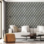 Панель стінова 3D 675х675х6мм Ромб сірий SW-00001986 - Зображення 5