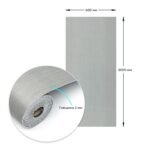 Самоклеюча вініловая плитка в рулоні 600х3000х2мм Світло-сіре полотно Мат SW-00002033 - Зображення 3