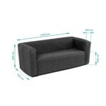 Комплект надувних меблів диван і 2 крісла Сірий SW-00002659 - Зображення 3